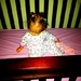 Guess who was sitting up in her crib when I woke up this morning by mdoelger