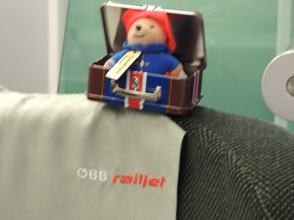 Paddington travels on railjet by bizziebeeme