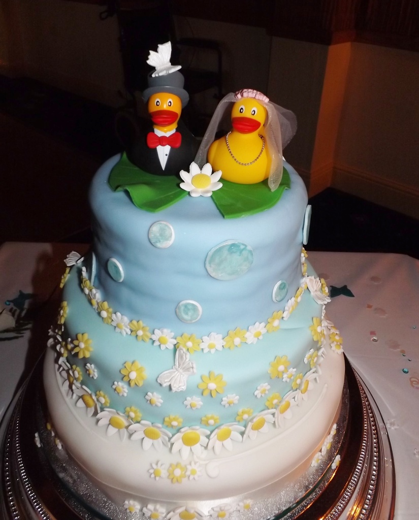 Lovely Cake Duckie by plainjaneandnononsense