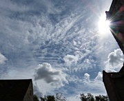 13th Aug 2013 - 'clouds' with silhouette of The Hospital of St Cross and Almshouse