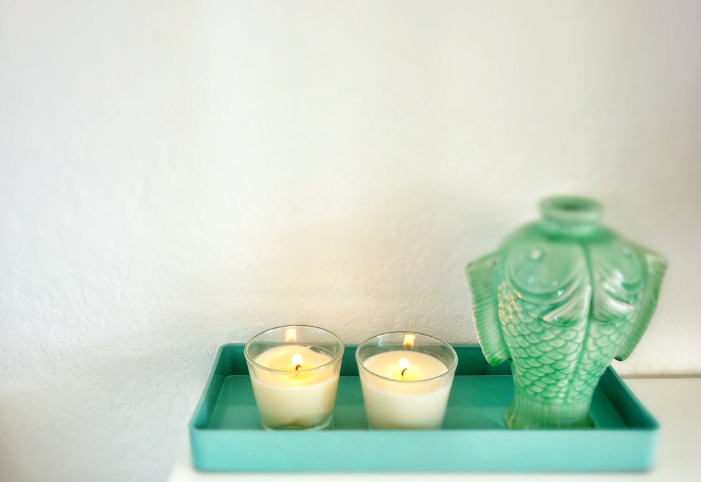 Candles and fishes by cocobella