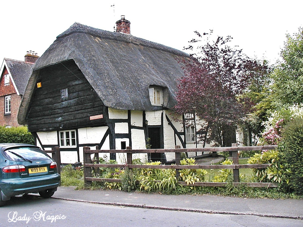 A Tudor Thatched Cottage by ladymagpie