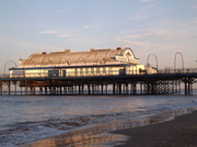9th Aug 2013 - Evening sun reflected at Cleethorpes Pier