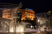 15th Aug 2013 - Downtown water feature at night in Columbus