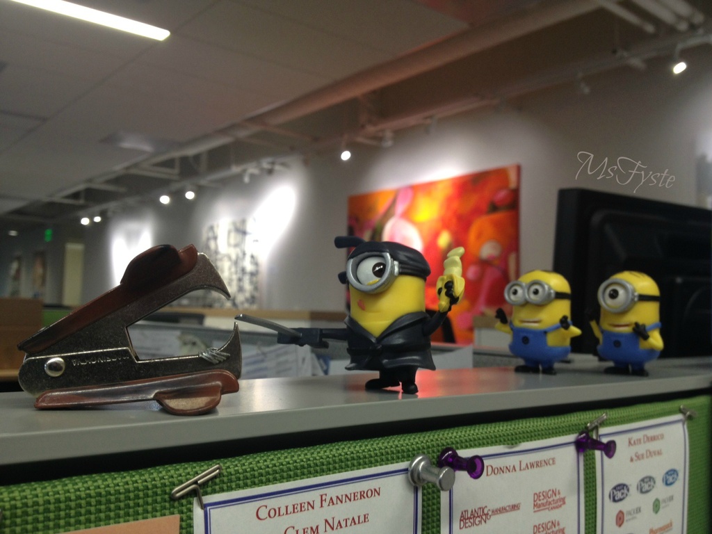 Minions at Work - Battle of the Staple Remover  by msfyste