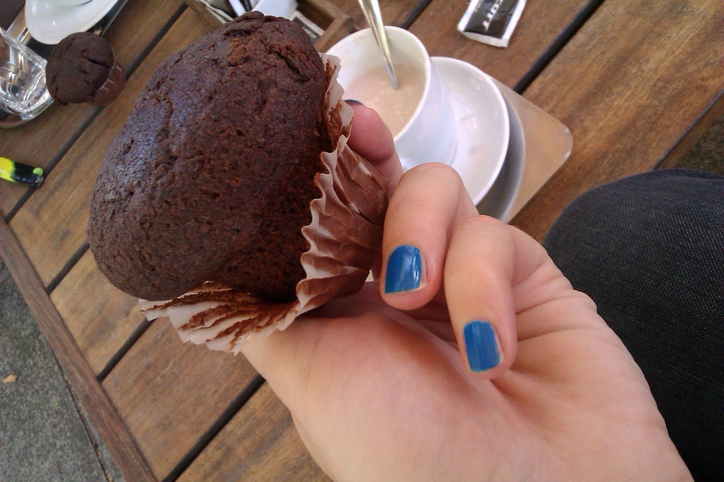 Chocolate muffin by nami