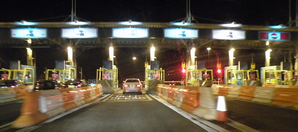 Severn Bridge Toll Gates by manek43509