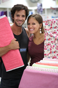 22nd Aug 2013 - Picking out quilt fabric for their "baby girl"!!