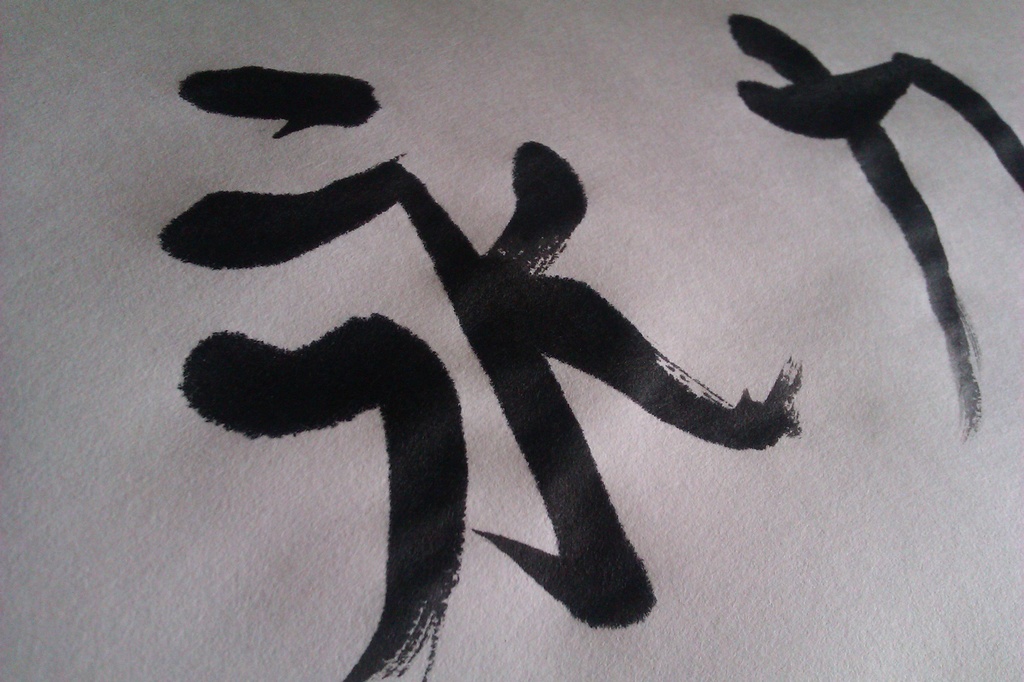Chinese calligraphy by nami