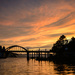 Summer Bridge Sunset by jgpittenger