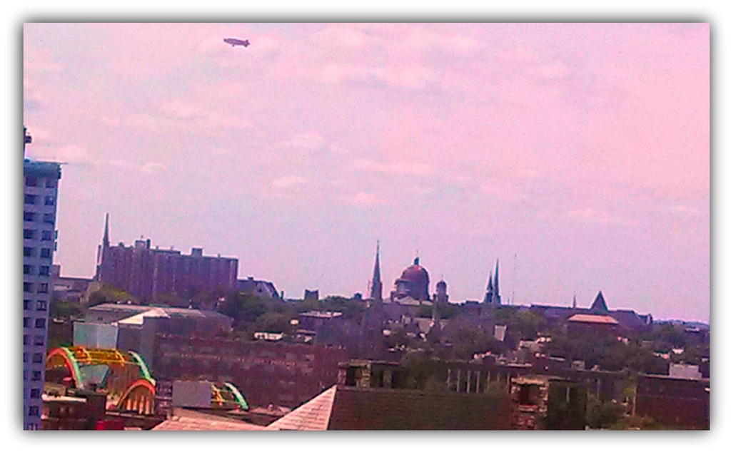 A blimp over Baltimore   365-237 by lifepause