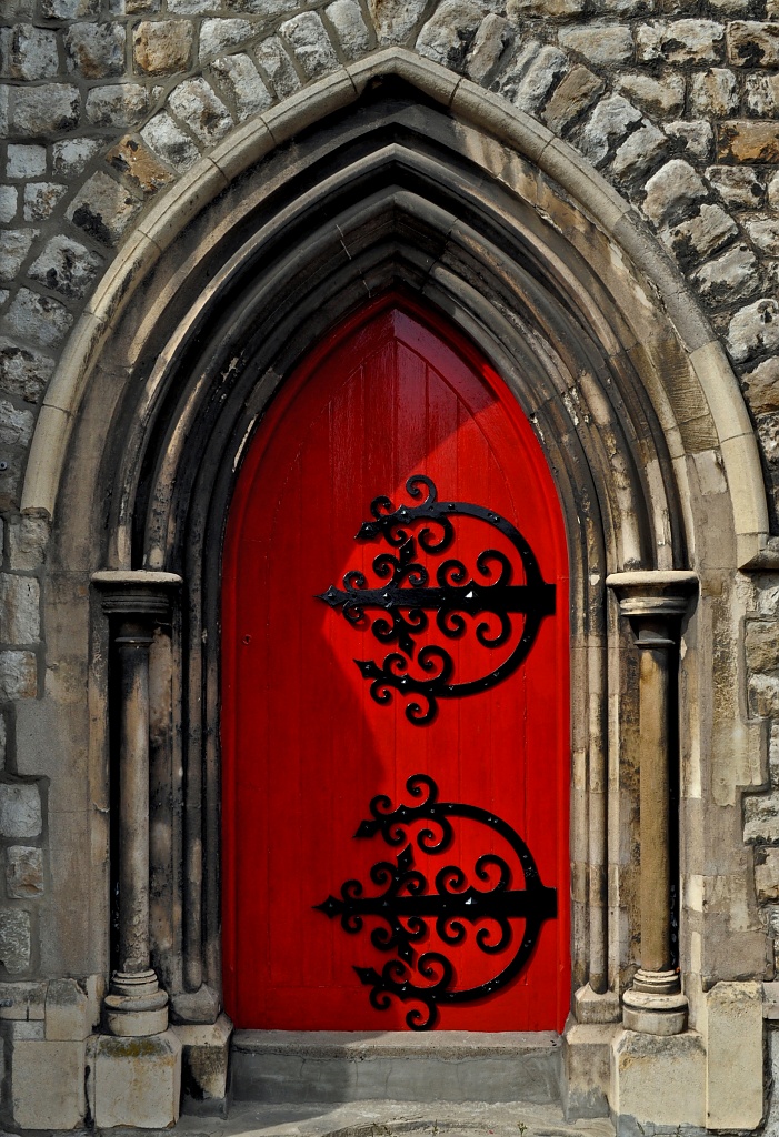 Behind the Red Door by andycoleborn
