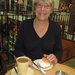 Sue having  Afternoon Tea at Moreton Park by susiemc