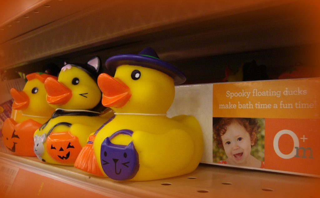 Spooky (?) Floating Ducks by mcsiegle