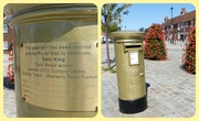 4th Sep 2013 - gold painted postbox.......... 