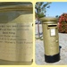 gold painted postbox..........  by quietpurplehaze