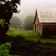 5th Sep 2013 - Barn on a Misty Morn