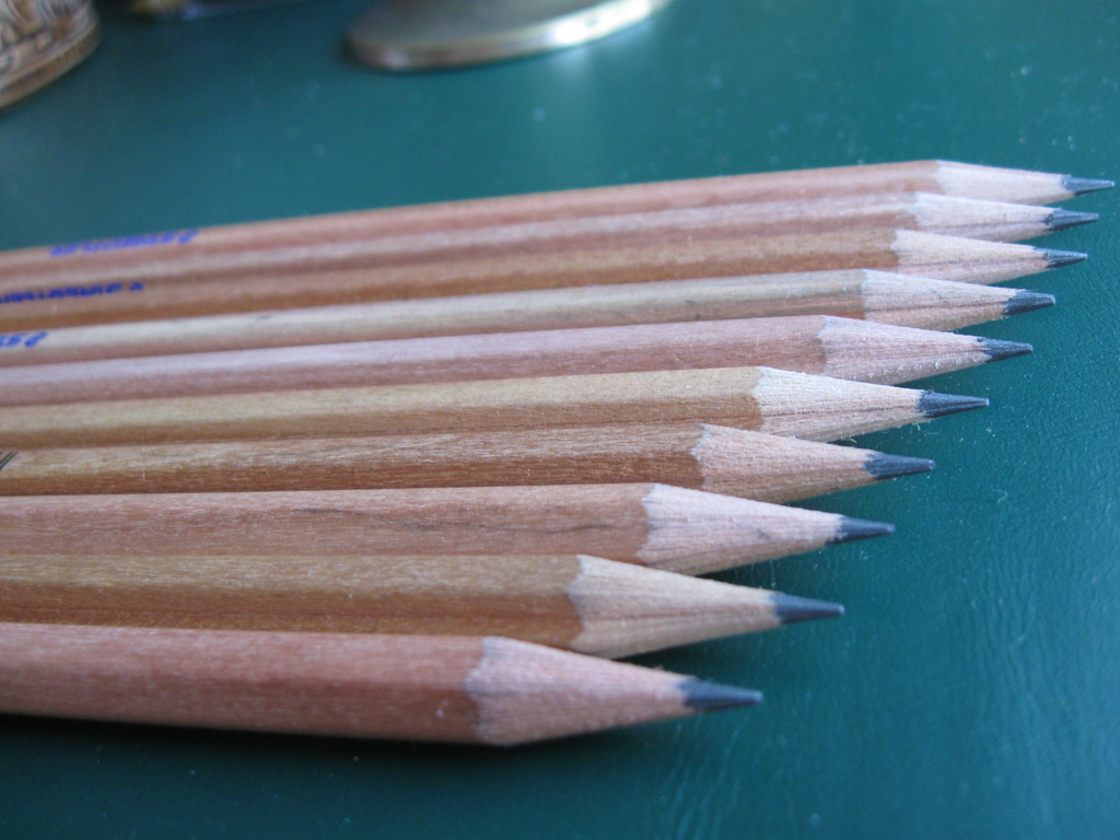 Painted Pencils by mozette