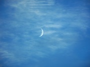 9th Sep 2013 - Crescent In The Clouds