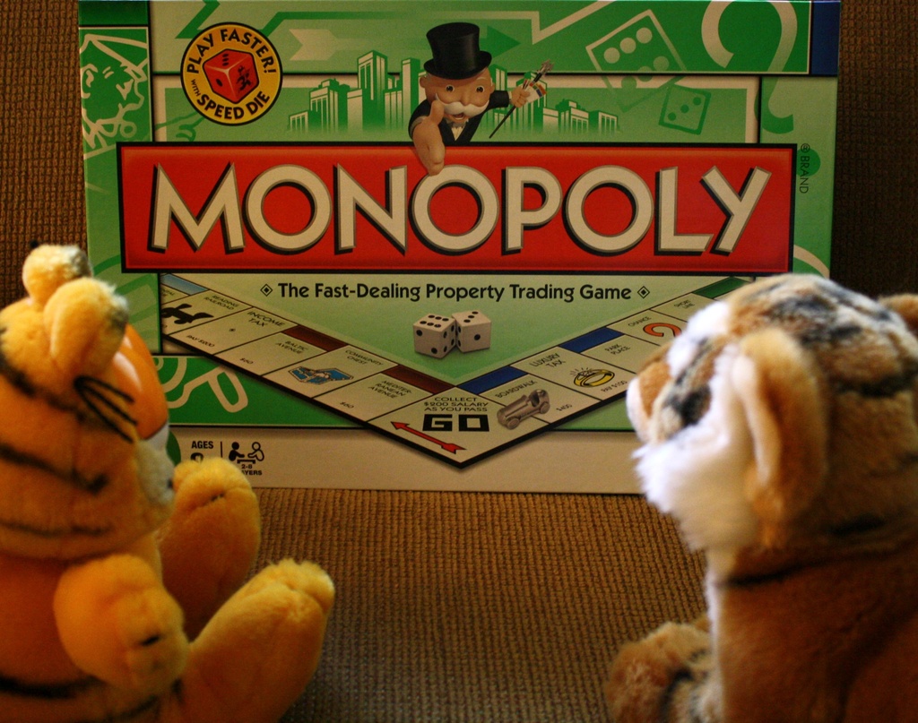 Let's play monopoly by mittens