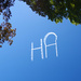 HA!  Skywriting by houser934