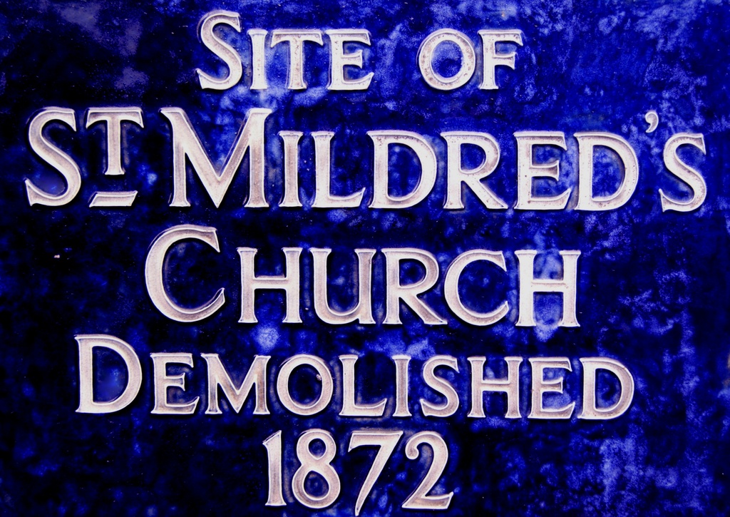 Sorry, St Mildred (Man-made indigo, please don't trouble to comment) by filsie65