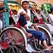Rickshaw driver, Vietnam by streats