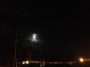 18th Sep 2013 - Full moon over Port of Charleston, SC