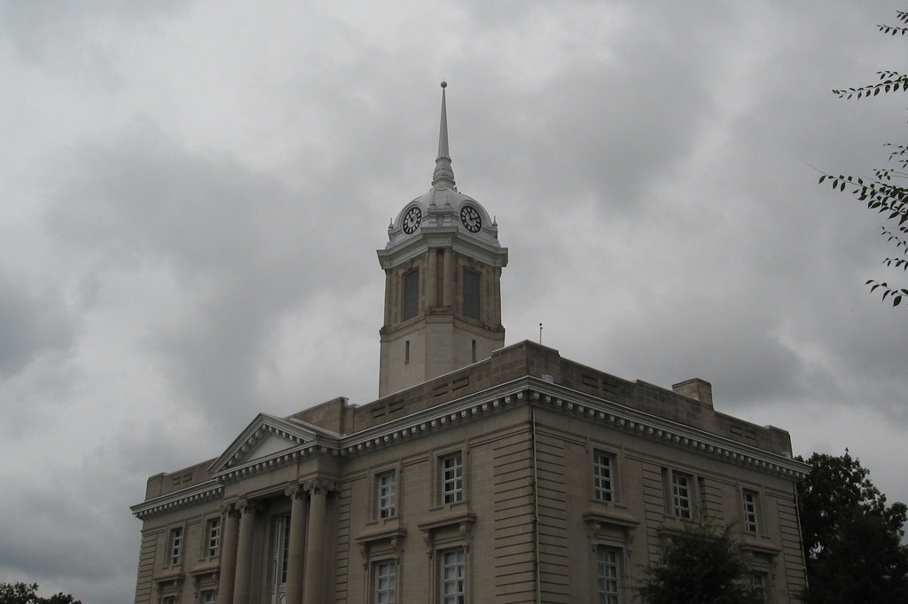 Cloudy Day at the Courthouse by linnypinny