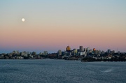 24th Sep 2013 - Moonset over Sydney