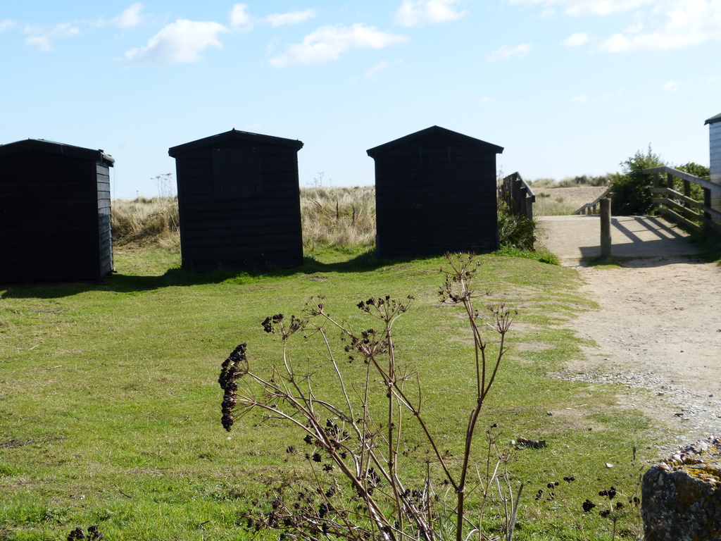 Walberswick: beach huts by quietpurplehaze