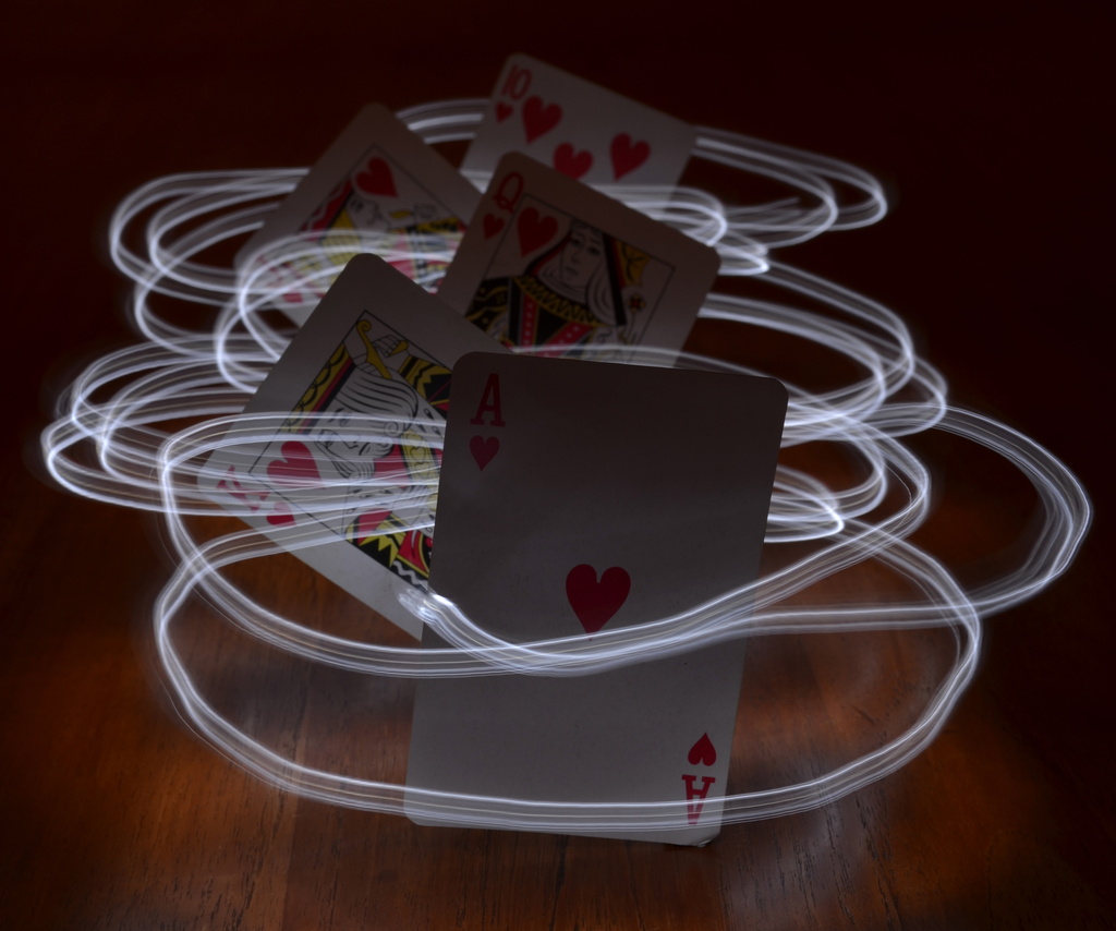 Card trick by spanner