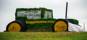 25th Sep 2013 - Tractor made of hay bales