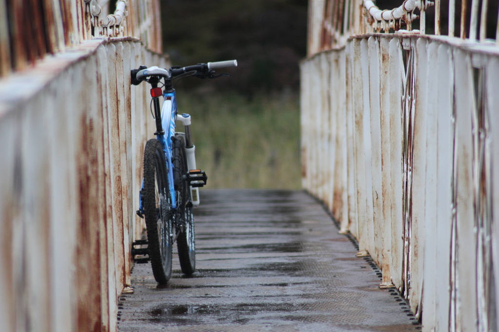 Bike on Bridge by jamibann