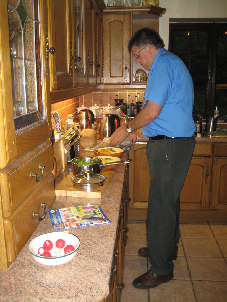 Chris Preparing Dinner by susiemc