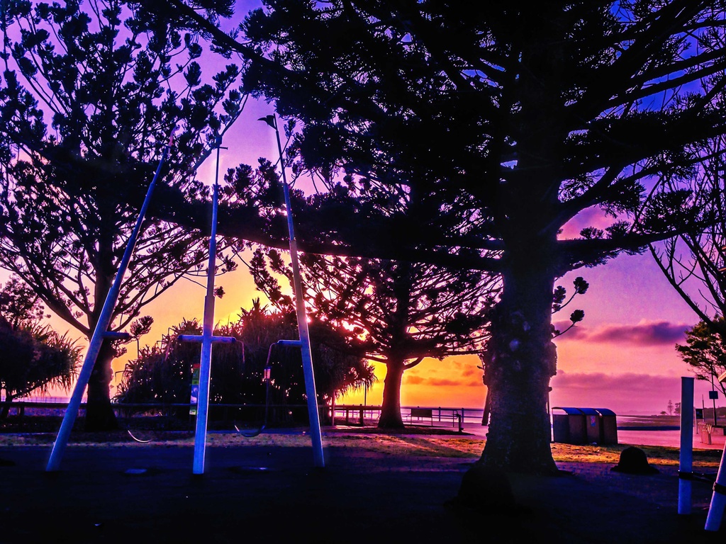 playground at dawn by corymbia