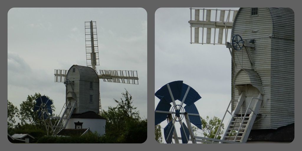 the windmill at Saxtead Green, Suffolk by quietpurplehaze