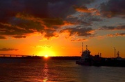28th Sep 2013 - Sunset at The Battery, Ashley River at Charleston Harbor, Charleston, SC