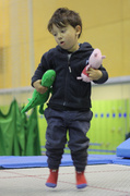 23rd May 2013 - Trampolining with Mr Dinosaur and Peppa Pig