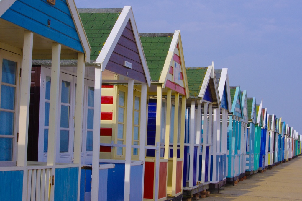 Beach huts by karendalling