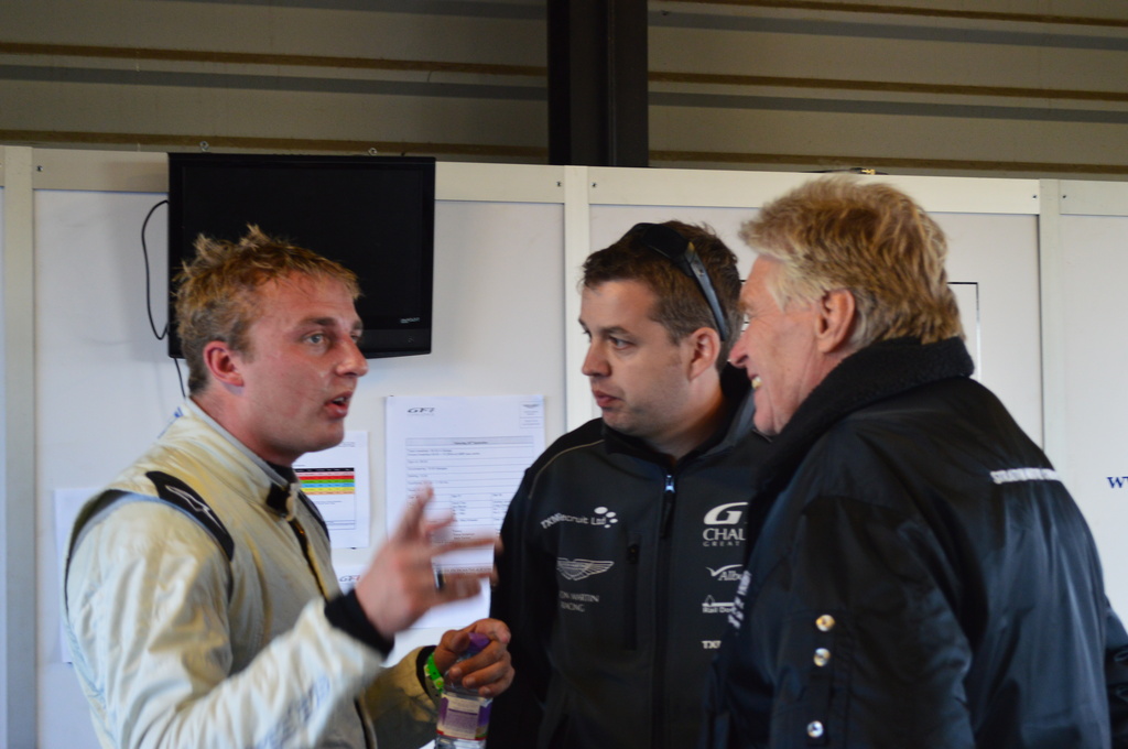 Craig and Team discuss track conditions by motorsports