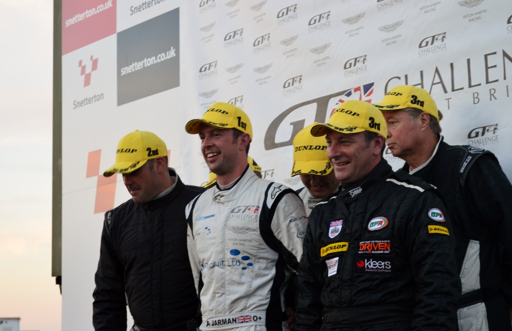 Drivers on the podium by motorsports