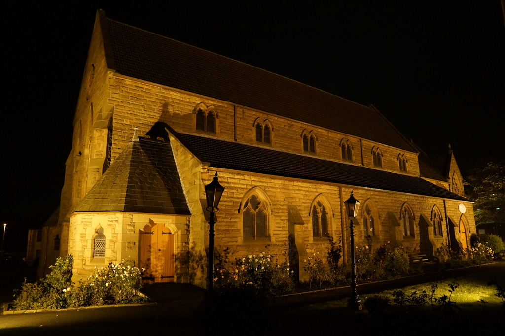CHURCH AT NIGHT by markp