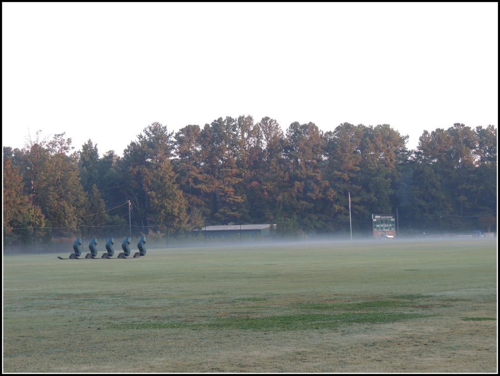Morning Mist on the Practice Field by allie912