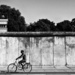 Cycling past the wall by seanoneill
