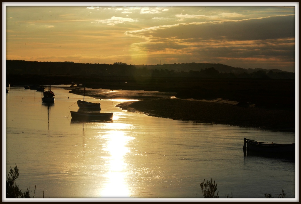 Sunset over the Staithe by rosiekind