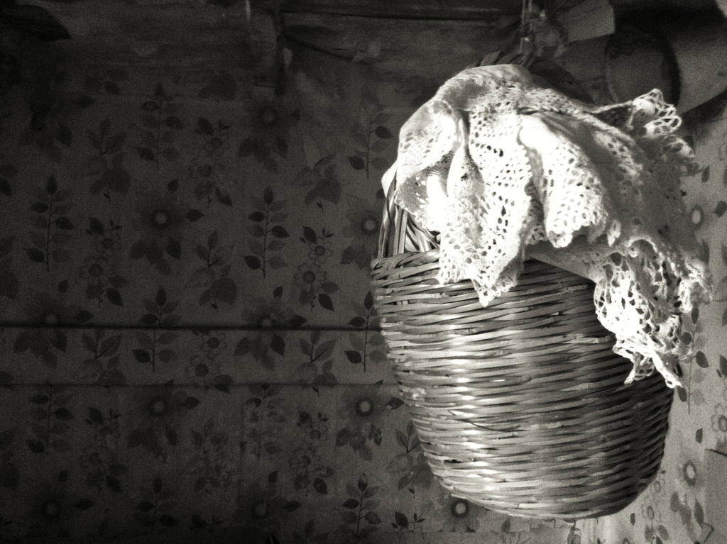 basket and wallpaper by ingrid2101