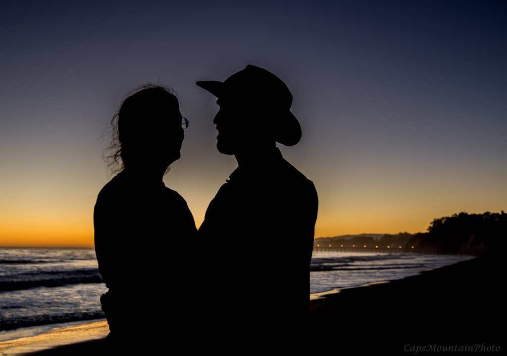 Bede and Maura Silhouetted  by jgpittenger