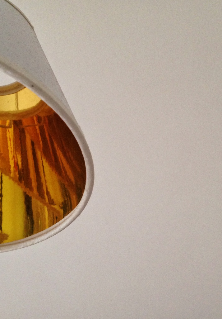 Golden lampshade  by cocobella