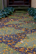4th Oct 2013 - Leaves Leading to Porch
